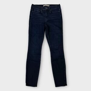 Athleta Sculptek Overdye Dark Wash Skinny Jeans Size 4